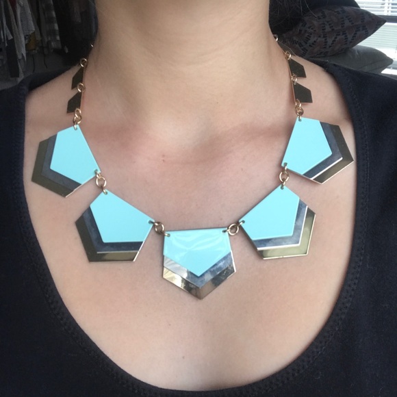 Express Jewelry - Large Blue Necklace from Express